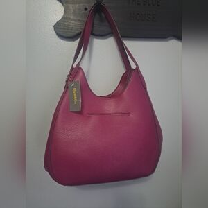 Style & Co. Women's Pink Whip-stitch Soft 4-poster Tote NWT